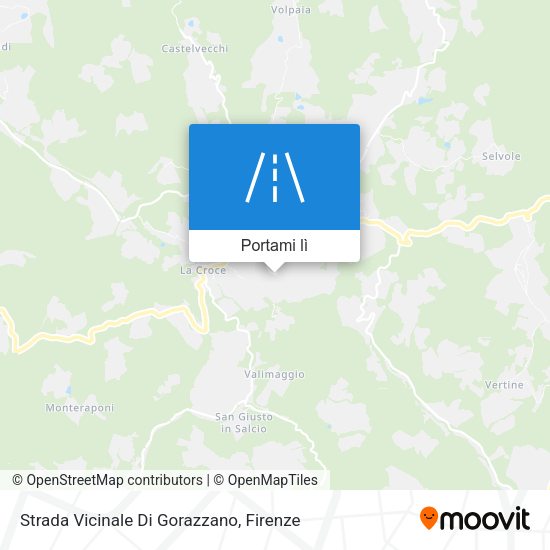 Mappa Strada Vicinale Di Gorazzano