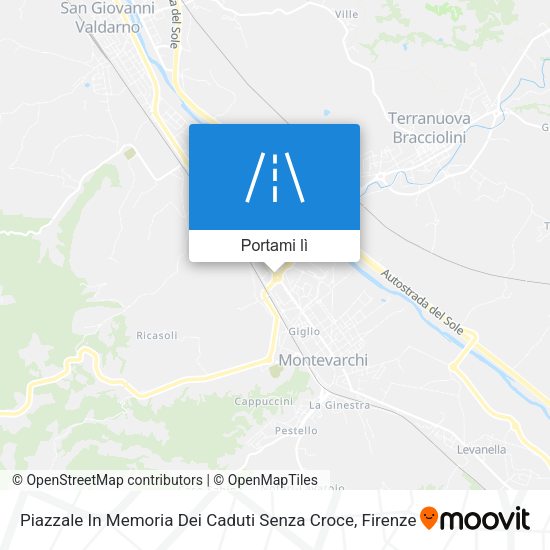 Mappa Piazzale In Memoria Dei Caduti Senza Croce