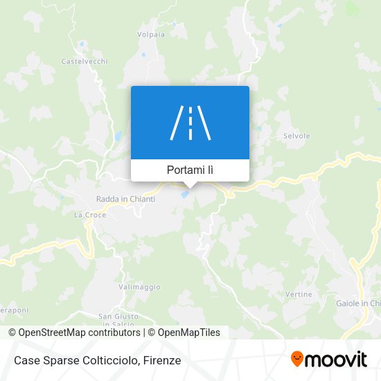 Mappa Case Sparse Colticciolo