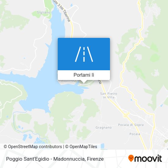 Mappa Poggio Sant'Egidio - Madonnuccia