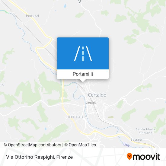 Mappa Via Ottorino Respighi