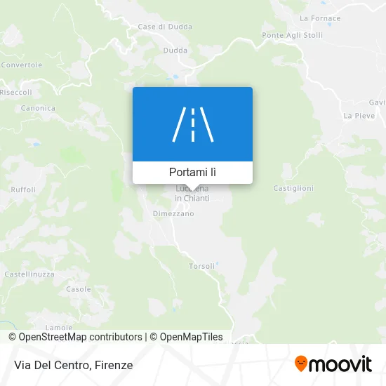 Mappa Via Del Centro