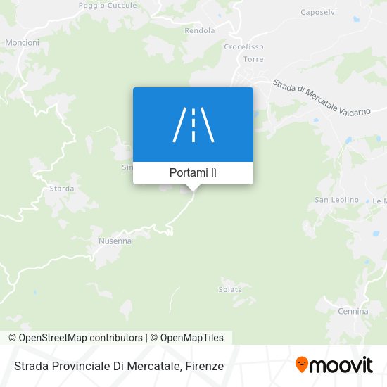 Mappa Strada Provinciale Di Mercatale