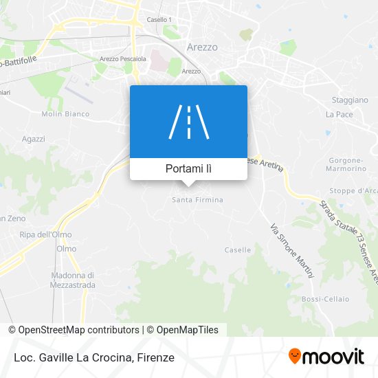 Mappa Loc. Gaville La Crocina