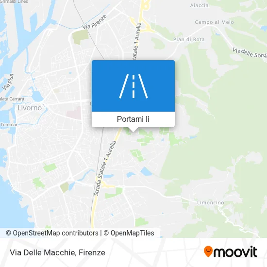 Mappa Via Delle Macchie