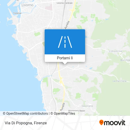 Mappa Via Di Popogna