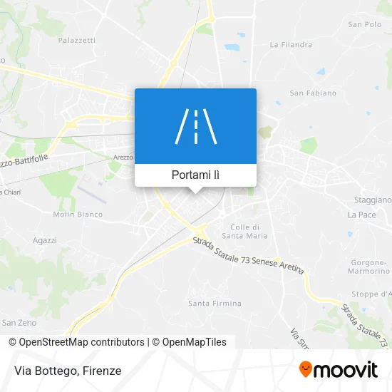 Mappa Via Bottego