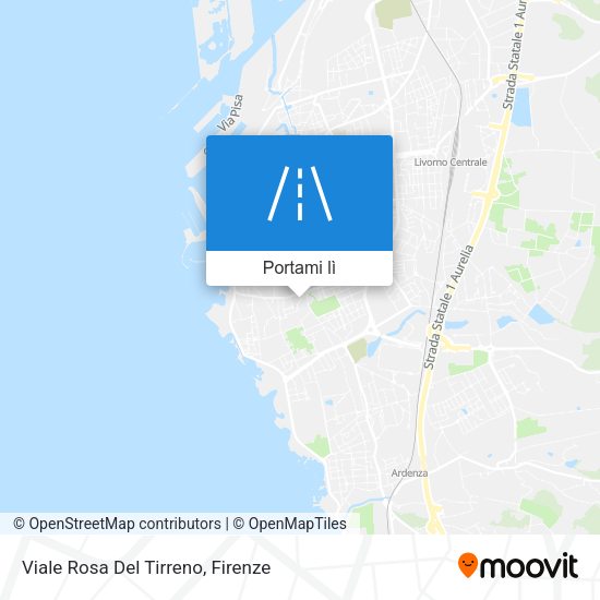Mappa Viale Rosa Del Tirreno