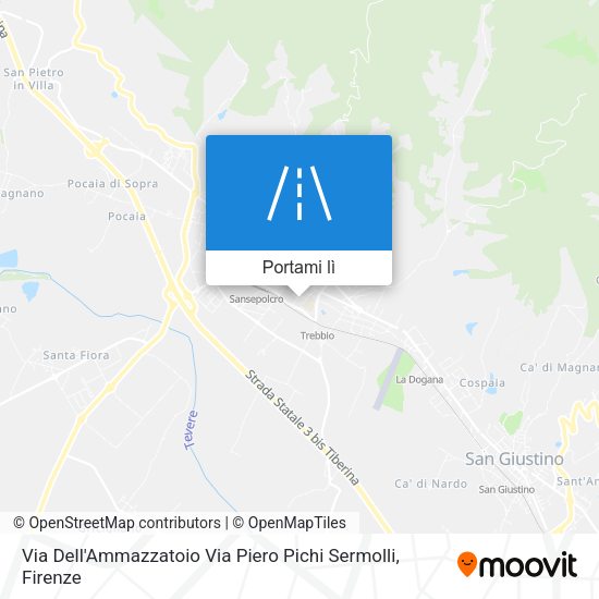 Mappa Via Dell'Ammazzatoio Via Piero Pichi Sermolli
