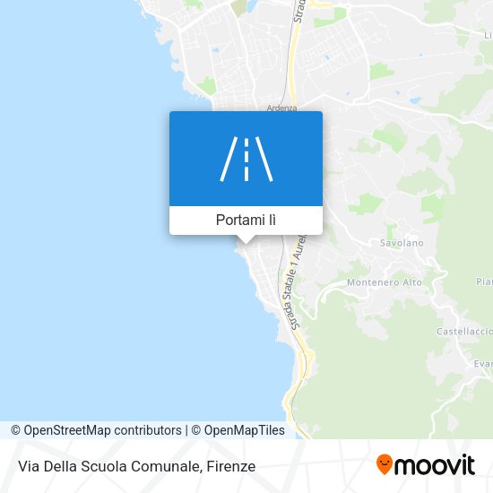 Mappa Via Della Scuola Comunale