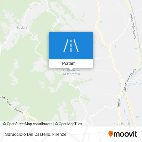 Mappa Sdrucciolo Del Castello