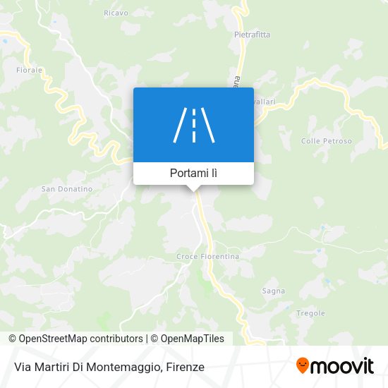 Mappa Via Martiri Di Montemaggio
