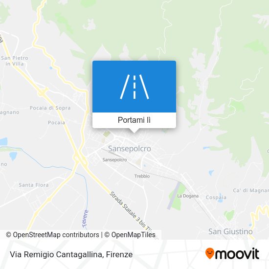 Mappa Via Remigio Cantagallina