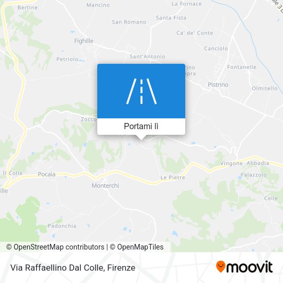 Mappa Via Raffaellino Dal Colle