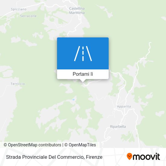 Mappa Strada Provinciale Del Commercio