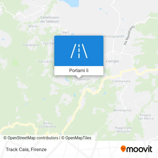 Mappa Track Caia