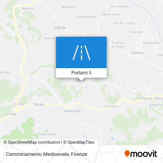 Mappa Camminamento Medioevale