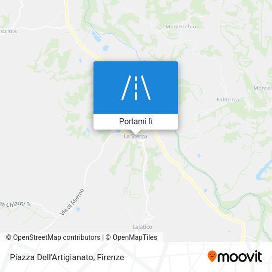 Mappa Piazza Dell'Artigianato