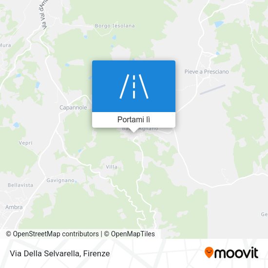 Mappa Via Della Selvarella