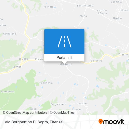 Mappa Via Borghettino Di Sopra
