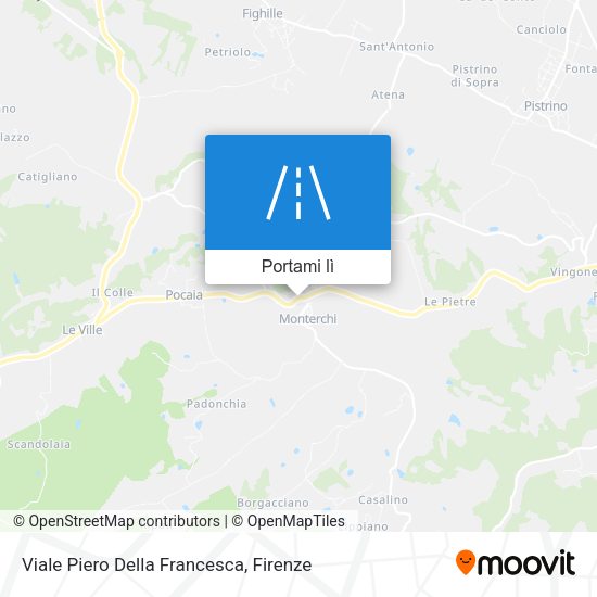 Mappa Viale Piero Della Francesca