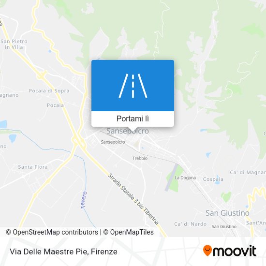 Mappa Via Delle Maestre Pie