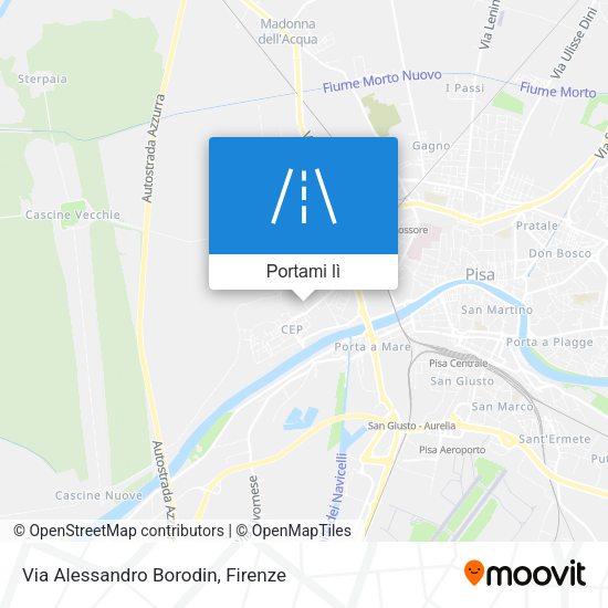 Mappa Via Alessandro Borodin