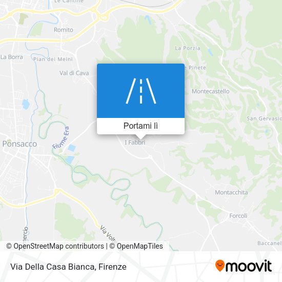 Mappa Via Della Casa Bianca