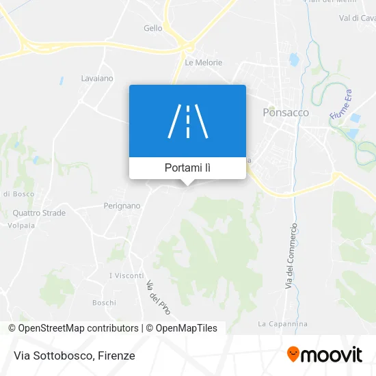 Mappa Via Sottobosco