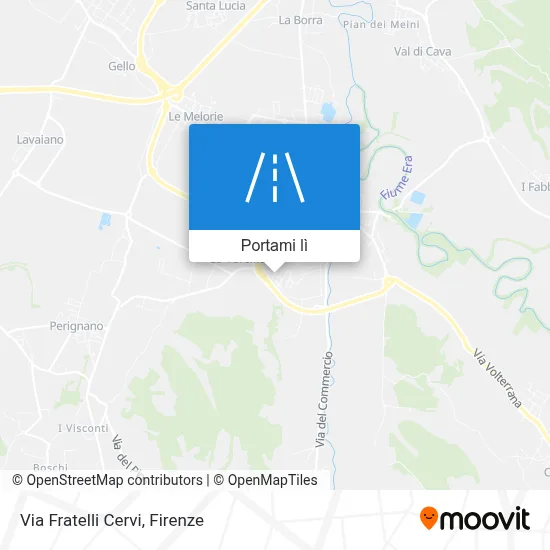 Mappa Via Fratelli Cervi