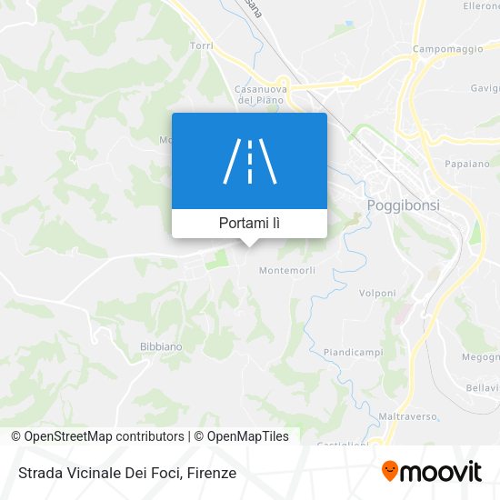 Mappa Strada Vicinale Dei Foci
