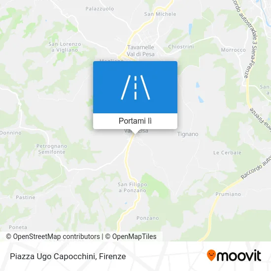 Mappa Piazza Ugo Capocchini