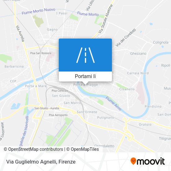 Mappa Via Guglielmo Agnelli