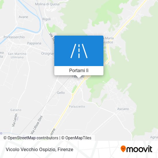 Mappa Vicolo Vecchio Ospizio