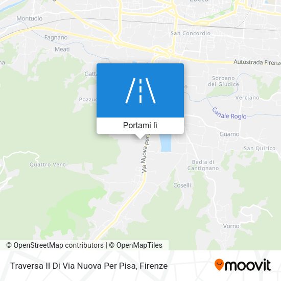 Mappa Traversa II Di Via Nuova Per Pisa
