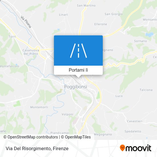Mappa Via Del Risorgimento
