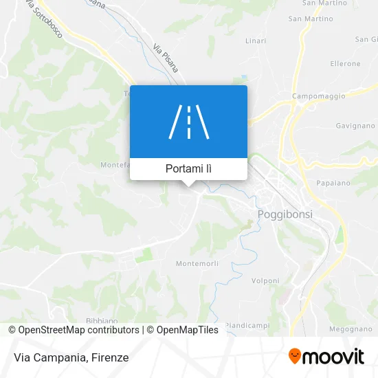 Mappa Via Campania