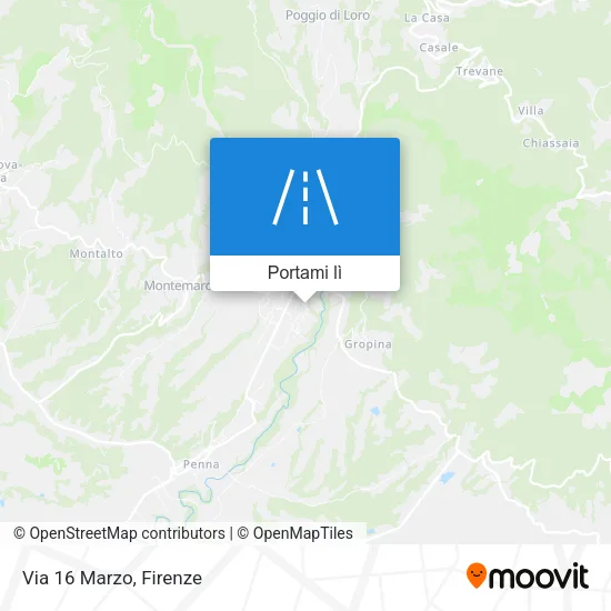 Mappa Via 16 Marzo