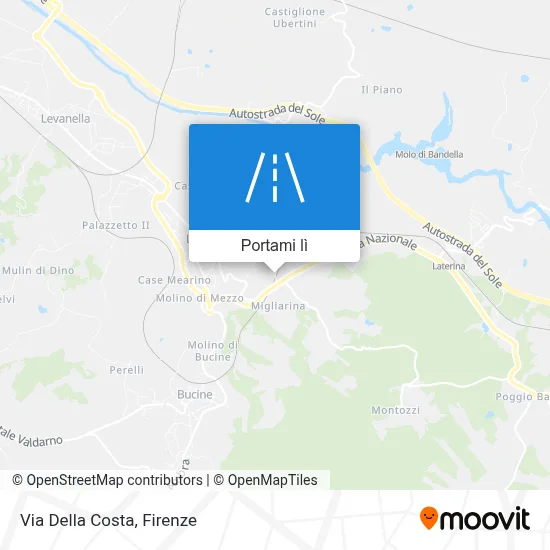 Mappa Via Della Costa