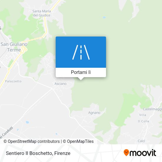 Mappa Sentiero Il Boschetto