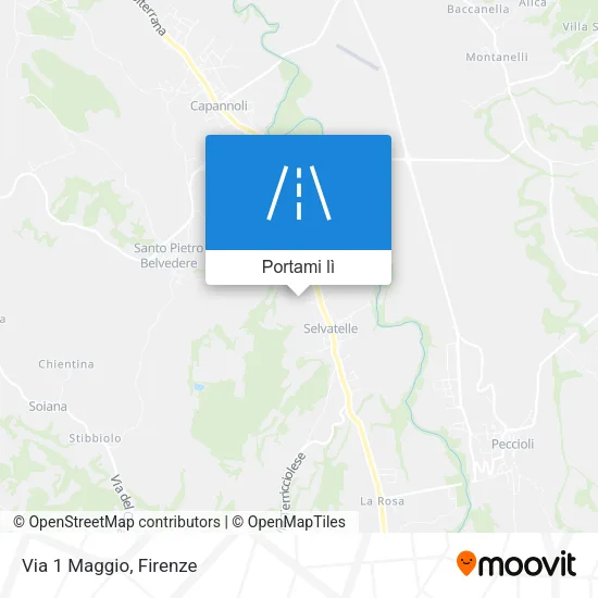Mappa Via 1 Maggio