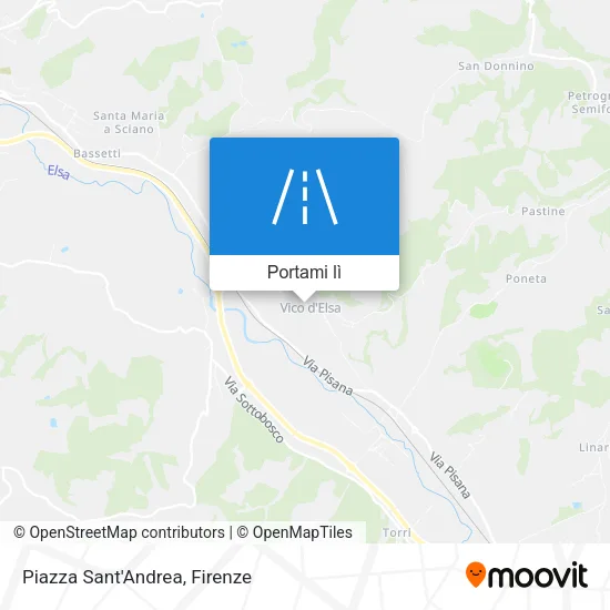 Mappa Piazza Sant'Andrea