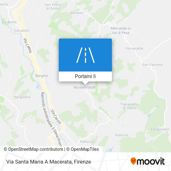 Mappa Via Santa Maria A Macerata