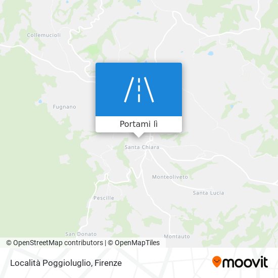 Mappa Località Poggioluglio