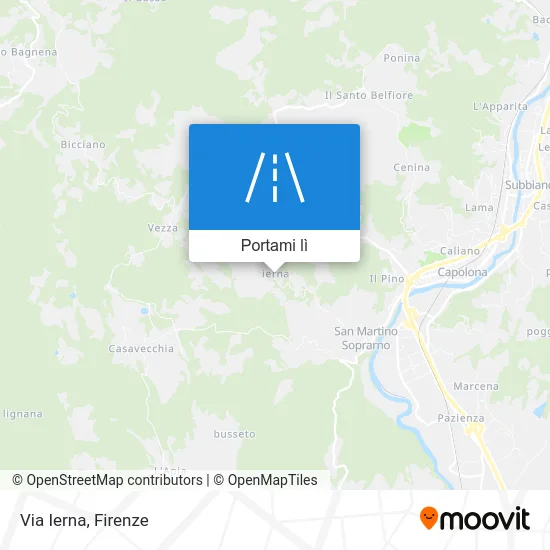 Mappa Via Ierna