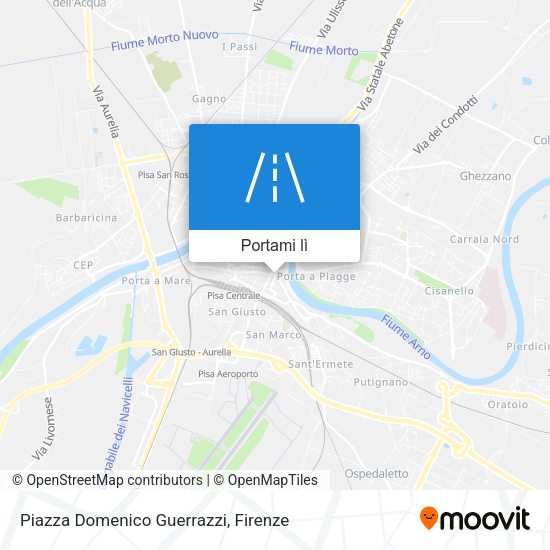 Mappa Piazza Domenico Guerrazzi