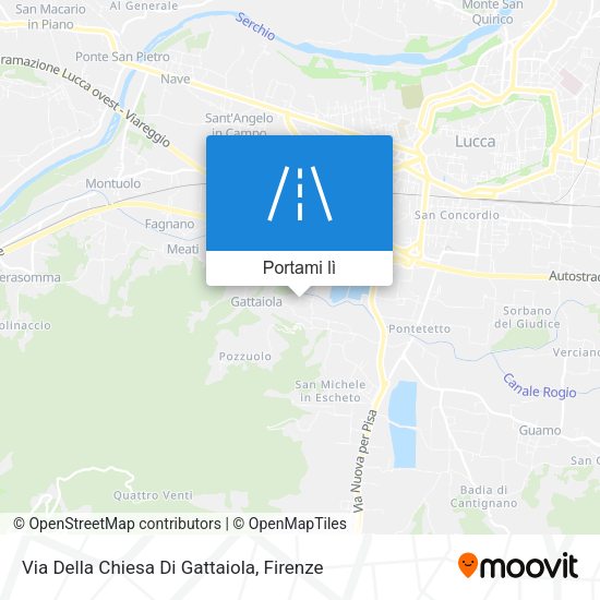 Mappa Via Della Chiesa Di Gattaiola