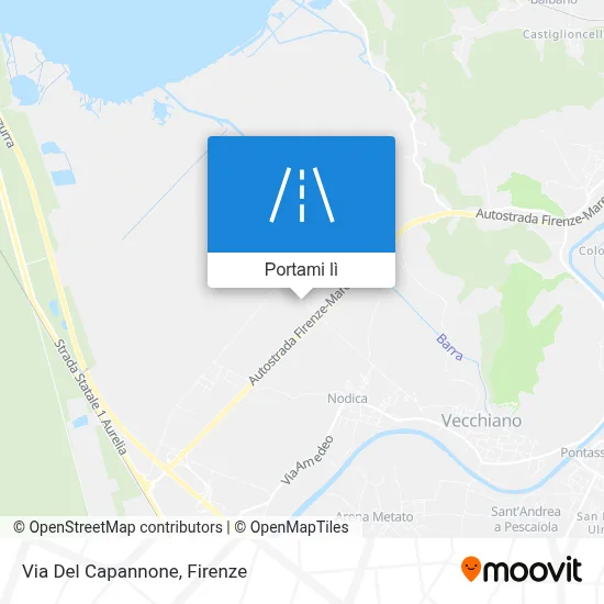 Mappa Via Del Capannone
