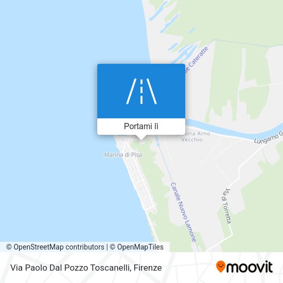Mappa Via Paolo Dal Pozzo Toscanelli