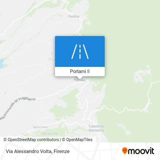Mappa Via Alessandro Volta